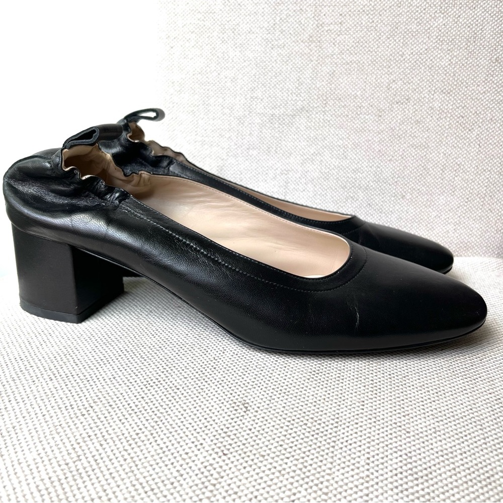 Everlane Italian Leather Day Heel Black (size 9.5)